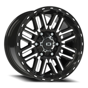 Vision 348 16x8 +0 6x139.7mm 110mm Gloss Black Machined Face