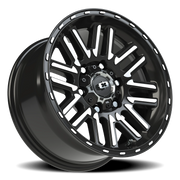 Vision 348 16x8 +0 6x139.7mm 110mm Gloss Black Machined Face