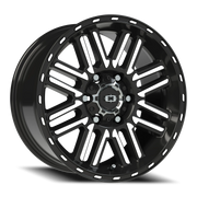 Vision 348 17x8.5 +0 6x139.7mm 106.2mm Gloss Black Machined Face