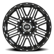 Vision 348 18x8.5 +18 6x139.7mm 106.2mm Gloss Black Machined Face