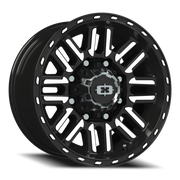 Vision 348 16x8 +0 8x170mm 125.2mm Gloss Black Machined Face