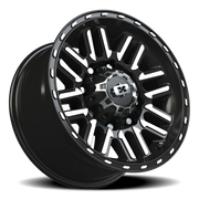 Vision 348 16x8 +0 8x170mm 125.2mm Gloss Black Machined Face