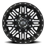Vision 348 16x8 +0 8x170mm 125.2mm Gloss Black Machined Face