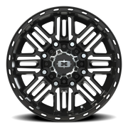 Vision 348 17x8.5 +0 8x165.1mm 125.2mm Gloss Black Machined Face