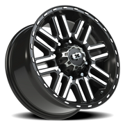 Vision 348 18x8.5 +0 8x170mm 125.2mm Gloss Black Machined Face