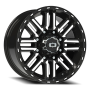Vision 348 18x8.5 +18 8x170mm 124.2mm Gloss Black Machined Face