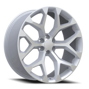 Eclipse Replica 348 24x10 +30 6x139.7mm 78.1mm Silver Machined