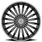 Elure 34 20x8.5 +35 5x110mm 73.1mm Black Machined