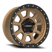 Vision 350 17x9 +12 5x150mm 110.2mm Bronze Satin Black Lip