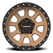Vision 350 17x9 +12 5x150mm 110.2mm Bronze Satin Black Lip