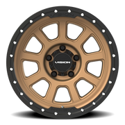 Vision 350 17x9 -12 5x127mm 78.1mm Bronze Satin Black Lip
