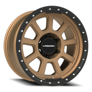 Vision 350 18x9 +12 6x135mm 87.1mm Bronze Satin Black Lip