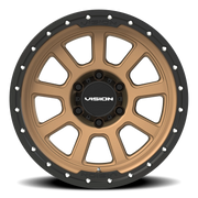 Vision 350 18x9 +12 6x135mm 87.1mm Bronze Satin Black Lip