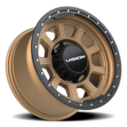 Vision 350 17x9 +12 8x170mm 125.2mm Bronze Satin Black Lip