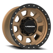 Vision 350 17x9 +12 8x165.1mm 125.2mm Bronze Satin Black Lip