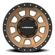 Vision 350 17x9 +12 8x165.1mm 125.2mm Bronze Satin Black Lip