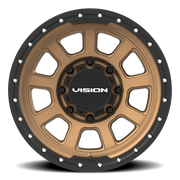 Vision 350 18x9 +12 8x170mm 125.2mm Bronze Satin Black Lip