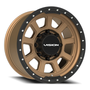 Vision 350 18x9 +12 8x165.1mm 125.2mm Bronze Satin Black Lip