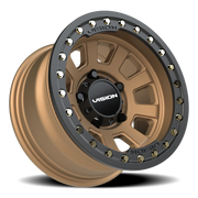 Vision 350BL 15x8 -28 5x139.7mm 108mm Bronze Satin Black Lip