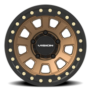 Vision 350BL 15x8 -28 5x139.7mm 108mm Bronze Satin Black Lip