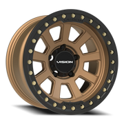 Vision 350BL 17x9 -40 5x139.7mm 108mm Bronze Satin Black Lip