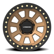 Vision 350BL 17x9 -40 5x139.7mm 108mm Bronze Satin Black Lip