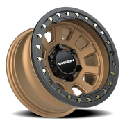 Vision 350BL 15x8 -28 6x139.7mm 108mm Bronze Satin Black Lip