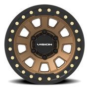 Vision 350BL 15x8 -28 6x139.7mm 108mm Bronze Satin Black Lip