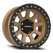 Vision 350BL 17x9 -40 6x139.7mm 106.2mm Bronze Satin Black Lip