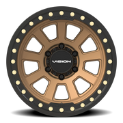 Vision 350BL 17x9 -40 6x139.7mm 106.2mm Bronze Satin Black Lip