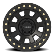 Vision 350BL 15x8 -28 5x114.3mm 83mm Satin Black