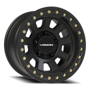 Vision 350BL 15x8 -28 5x139.7mm 108mm Satin Black