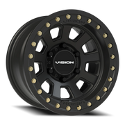 Vision 350BL 15x8 -28 6x139.7mm 108mm Satin Black