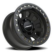 Vision 350BL 15x8 -28 6x139.7mm 108mm Satin Black
