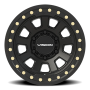 Vision 350BL 15x8 -28 6x139.7mm 108mm Satin Black