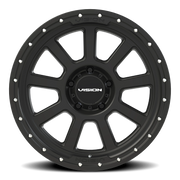 Vision 350 20x9 -12 5x139.7mm 108mm Satin Black