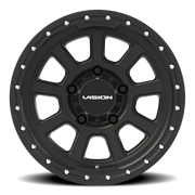 Vision 350 17x9 -12 5x139.7mm 108mm Satin Black