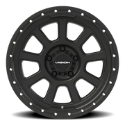 Vision 350 18x9 +12 5x127mm 78.1mm Satin Black