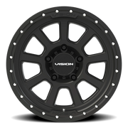 Vision 350 18x9 +12 5x139.7mm 108mm Satin Black