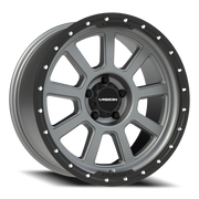 Vision 350 20x9 +10 5x127mm 78.1mm Satin Gray Satin Black Lip