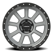 Vision 350 20x9 +10 5x127mm 78.1mm Satin Gray Satin Black Lip