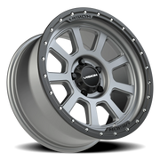 Vision 350 18x9 +12 5x127mm 78.1mm Satin Gray Satin Black Lip