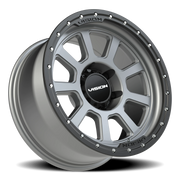 Vision 350 18x9 +12 6x139.7mm 106.2mm Satin Gray Satin Black Lip