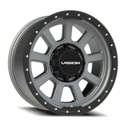 Vision 350 20x9 +12 8x170mm 125.2mm Satin Gray Satin Black Lip