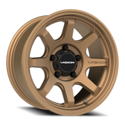 Vision 351 16x8 +0 5x114.3mm 83mm Matte Bronze