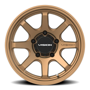 Vision 351 17x9 +20 5x139.7mm 108mm Matte Bronze