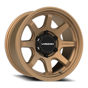 Vision 351 16x8 +0 6x139.7mm 110mm Matte Bronze