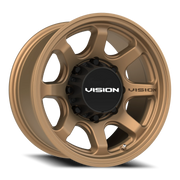 Vision 351 16x8 +0 8x165.1mm 125.2mm Matte Bronze