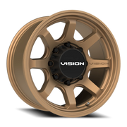 Vision 351 17x8.5 +18 8x170mm 125.2mm Matte Bronze