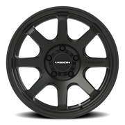 Vision 351 17x9 -12 5x127mm 78.1mm Satin Black